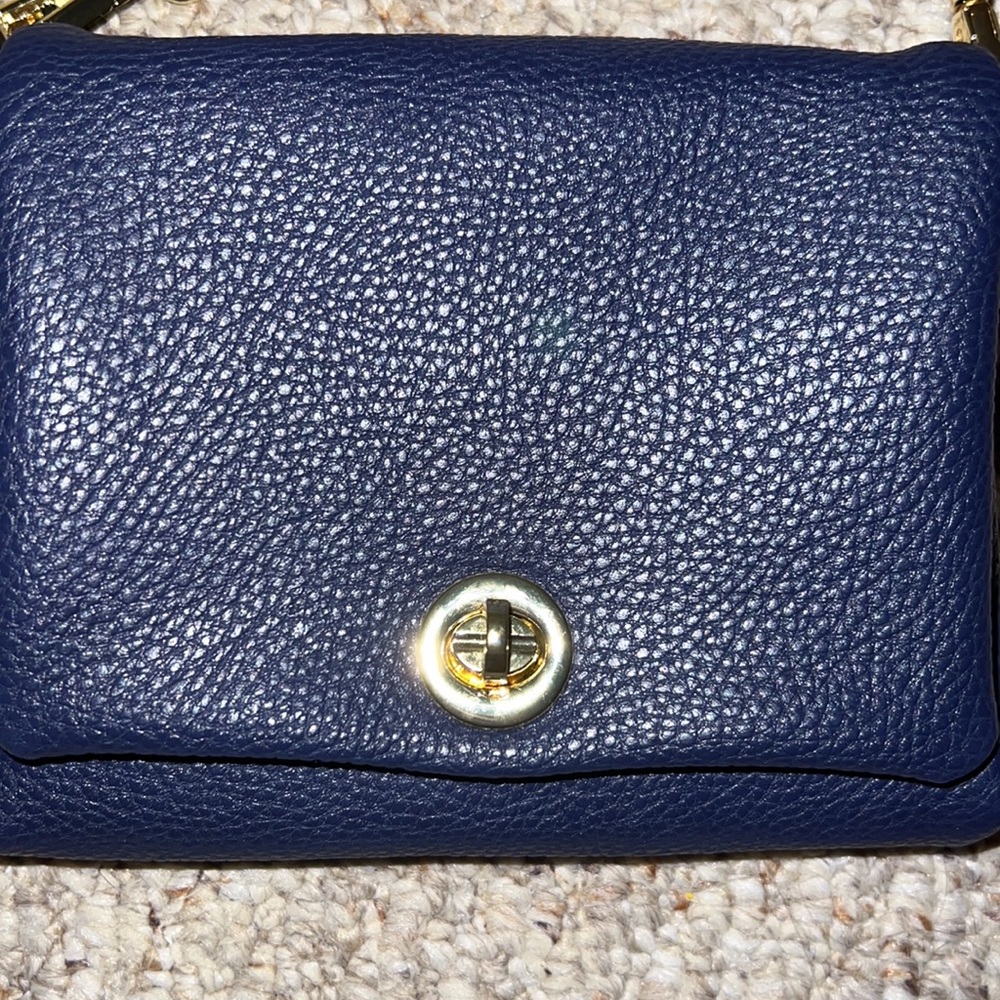 vintage navy blue crossbody